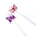 Miniatyrbillede 7 af 7: 5 stk. LED Lys Fiberoptisk Butterfly Hårklip 5PCS