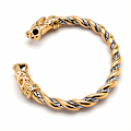 Miniatyrbillede 1 af 8: Tungt Vikingarmbånd i rustfrit stål til mænd og drenge C
