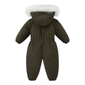 Miniatyrbild 2 av 5: Baby med vinterhuva för toddler dark green 120cm