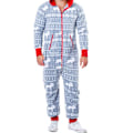 Miniatyrbild 1 av 3: Julfamiljsmatchande pyjamas Hoodies grey L