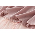 Miniatyrbillede 2 af 5: Dame Blomstret Midi Skørt Højtaljet A-Linje Sød Lagdelt Fe Mesh Tulle Plettet Skørt Apricot