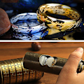 Miniatyrbilde 5 av 7: Da Vinci Code Mini Cryptex Lås Puslespill Bokser med Skjulte Rom Color 3