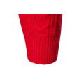 Miniatyrbilde 7 av 8: Hettegenser for menn i ensfarget rund hals, casual Red L