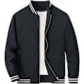 Miniatyrbild 2 av 8: Herrar Casual Pilot Full Zip Jacka Black 2XL