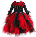 Halloween-kostyme for jenter - heks Style2 100CM