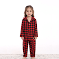 Miniatyrbild 4 av 8: Jul Familj Matchande Kläder Röd Rutig Pyjamas Red 100cm