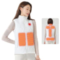 Miniatyrbilde 1 av 6: Varm Veste for Kvinner, Batteripakke Ikke Inkludert White 3XL