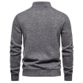 Miniatyrbilde 3 av 5: Hettegenser for menn, avslappet strikket genser Dark Gray XL