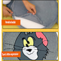 Miniatyrbillede 5 af 11: Tom og Jerry Memory Foam Siddepude 40 cm