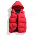 Miniatyrbilde 1 av 4: Hettevest for menn - Vinterjakke uten ermer Red 2XL