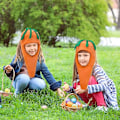 Miniatyrbillede 3 af 7: 1 stk Gulerodshat Sjov Gulerods Hovedbeklædning Nyhed Unisex Grøntsager Gave