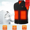 Miniatyrbilde 6 av 8: Varm Fleece-vest med 8 varmesoner for menn og kvinner, batteri ikke inkludert 5XL