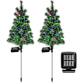Miniatyrbild 1 av 5: 2 st julgransdekorationer för utomhusbelysning 2PCS