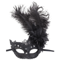 Spets Maskerad Ball Mask Födelsedagsbal Bröllopsfest black2