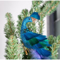 Miniatyrbild 5 av 7: Julgranshängande Simulerad Blå Påfågel Fjäder 1PC