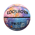 Miniatyrbild 4 av 4: Självlysande basketboll för tonårspojkar, glödande basketboll Pink