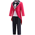 Pikkukuva 6 / 11: Digitaalinen Sirkus Caine -asu Lasten Cosplay-asu Pojat Halloween-juhlat Karnevaalisetti 110cm