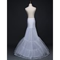 Miniatyrbilde 2 av 2: Petticoat for kvinner - Mermaid Petticoat, Fiskestjert Underskjørt, Gulvlang Trompet Crinoline A