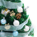 Miniatyrbild 3 av 5: 45cm mini julgran med LED-ljus color1 Warm lamp