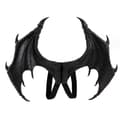 Halloween Karneval Kostym Demon Cosplay Drakgvingar Black