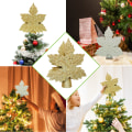 Miniatyrbillede 7 af 7: Juletræstop med Indbygget LED-lys Gold European Standard