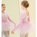 Miniatyrbillede 2 af 5: Børneballetdragt med Langærmet Tutu Pink 120