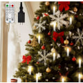 Miniatyrbild 1 av 5: Flameless julljus för julgranar 10pcs