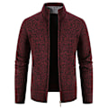 Miniatyrbild 1 av 5: Stickade Casual Cardigans för män Red M