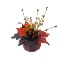 Miniatyrbilde 1 av 5: Kunstige gresskar, edderkopper og lønneblader høstdekorasjon gresskar til Halloween og høstdekorasjon Style11