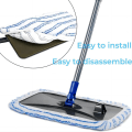 Miniatyrbillede 2 af 5: Genanvendelige Mikrofiber Mop Puder, Vaskbare Våde Puder Refills til Vådt & Tørt Brug 8PCS