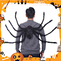 Pikkukuva 11 / 11: Halloween-jättimäinen hämähäkkireppu -koristeet Black L