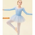 Miniatyrbillede 2 af 5: Børneballetdragt med Langærmet Tutu Blue 130