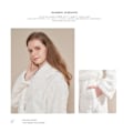 Pikkukuva 3 / 8: Miesten ja naisten Terry-shawl-turkkilainen kylpytakki White XL