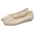 Miniatyrbillede 1 af 10: Sandaler til kvinder - Hule Strand Slip On Flats Beige 39