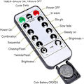 Miniatyrbild 5 av 5: USB-drivna Hängande Fönster-Fairy Lights Colorful