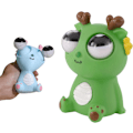 Pikkukuva 1 / 10: Fidget Pop -lelut, Silmät Ponnahtavat Pehmeät Fidget -lelut Green 2