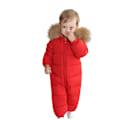 Miniatyrbild 3 av 5: Toddler Baby Flickor Pojkar Kappa Vinter Dun Jumpsuits red 73cm