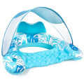 Miniatyrbillede 1 af 6: Pool-Flydere med Baldakin til Voksne, XL Pool Lounge Stole med Kopholdere
