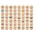 Miniatyrbild 2 av 4: 56st Mini Expressions Figurer Block Set white