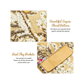 Miniatyrbilde 5 av 7: Menners Sequin Blazer Glitrende Glitterjakke Skinnende Blomsterdressjakke Gold M