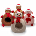 Miniatyrbild 1 av 2: Julkattsäng, Kan Användas Som Julkattslåda Brown L