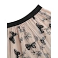 Pikkukuva 4 / 8: Naisten kukkakirjailtu hame vintage tyllihame Beige 2XL