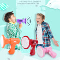 Miniatyrbild 4 av 5: Kidzlane Voice Changer mikrofon för barn megafon funktion red