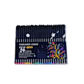 Miniatyrbillede 1 af 7: Fint Linje Farverigt Vandbaseret Outliner Maleri Sæt 24-Color Dual Single Row