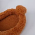 Miniatyrbillede 3 af 5: Teddy Bear Sød Plys Dyre Tøfler Sko Indendørs Hjem Soveværelse Tøfler Brown