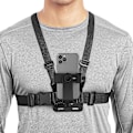 Miniatyrbillede 1 af 7: Mobiltelefon Brystrem Montering GoPro Brystsele Holder Black