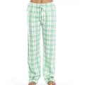 Pikkukuva 1 / 2: Naisten vyötäröllä nyörillä säädettävät ruudullinen pyjamahousut Green 2XL