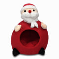 Miniatyrbild 1 av 2: Julkattsäng, Kan Användas Som Julkattslåda Red M