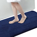 Miniatyrbild 1 av 5: Memory Foam badmatta, supermjuka absorberande badrumsmattor blue 43x61
