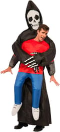 Uppblåsbar Dödsänglar-Kostym för Halloween